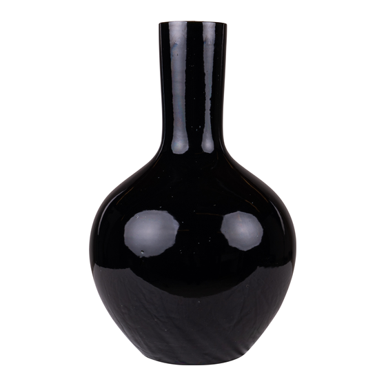 Vase Foshan black 24x37