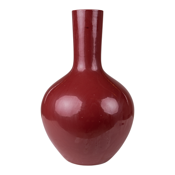 Vase Foshan burgundy 30x50