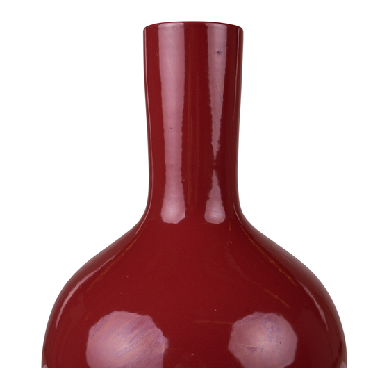 Vase Foshan burgundy 35x60 sideview