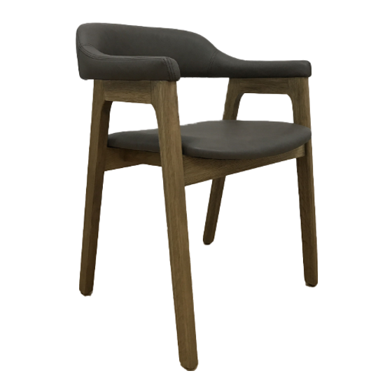 Dining chair Tampa PU brown