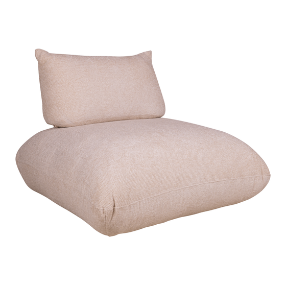 Lounge fauteuil Varenna cream 100x100x87