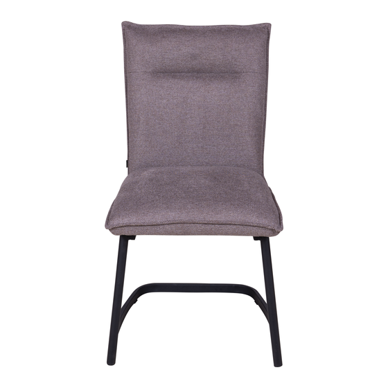Dining chair Bergen grey sideview