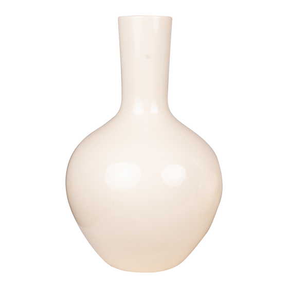 Vase Foshan white 35x60