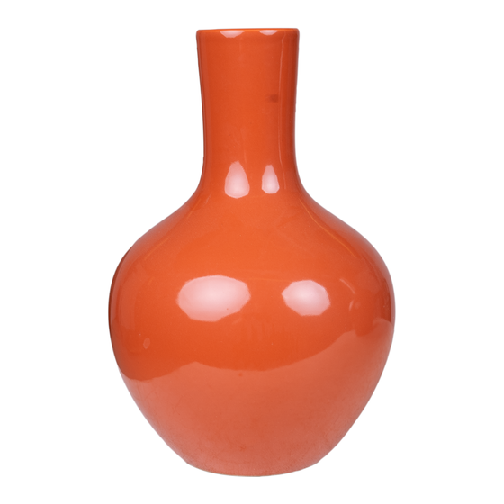 Vase Foshan dark orange 24x37