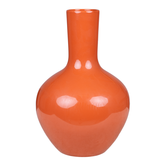 Vase Foshan dark orange 30x50