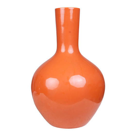 Vase Foshan dark orange 35x60