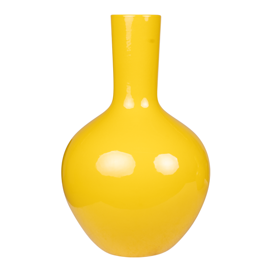 Vase Foshan yellow 30x50