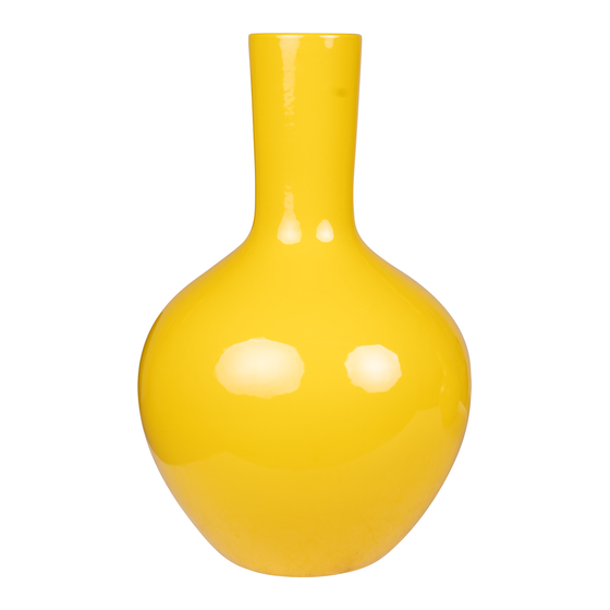 Vase Foshan yellow 35x60