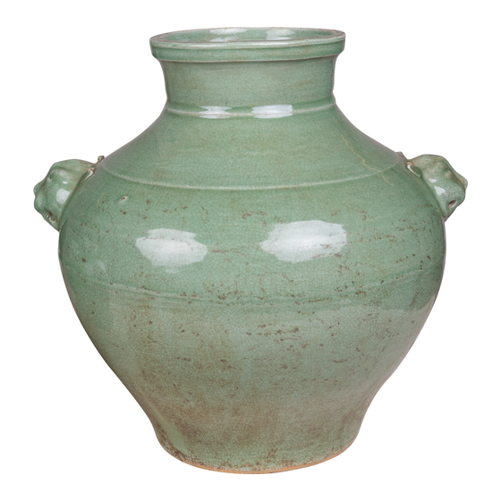 Vase Heyuan light green 41x43