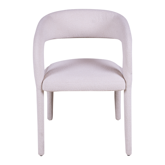 Dining chair Granada creme sideview