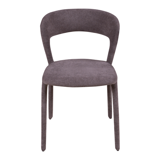 Dining chair Toledo grey sideview