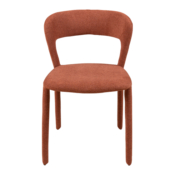 Dining chair Toledo terra sideview