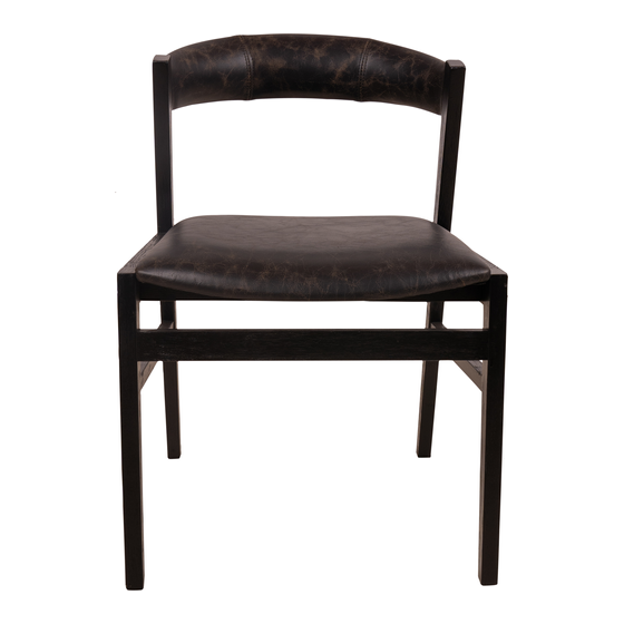 Dining Chair Finley black sideview
