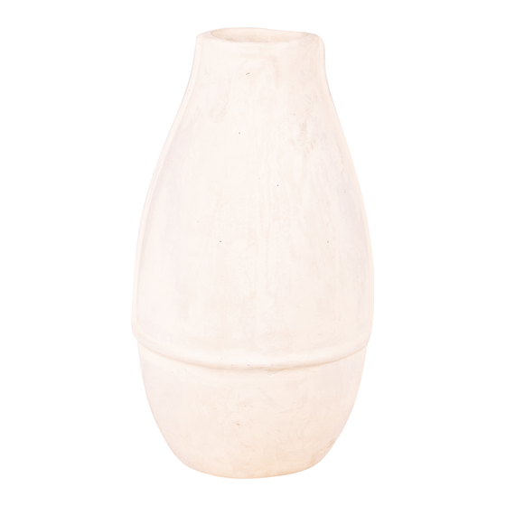 Vase Jaipur white medium sideview