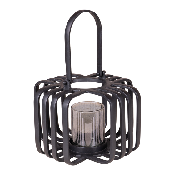 Lantern Waltham iron black