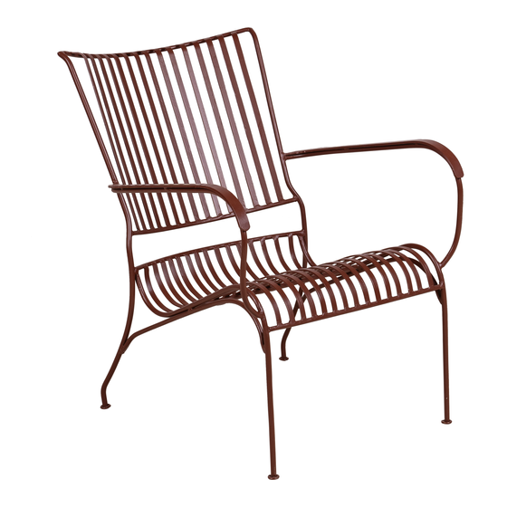 Chair Cadiz iron brown
