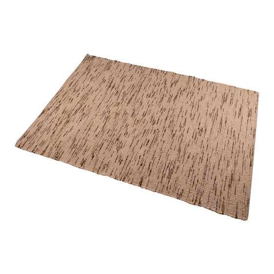 Carpet Daman melange brown beige 170x240