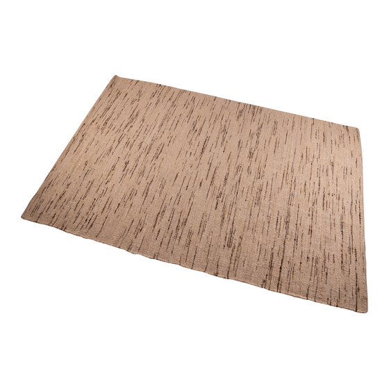 Carpet Daman melange brown beige 200x300