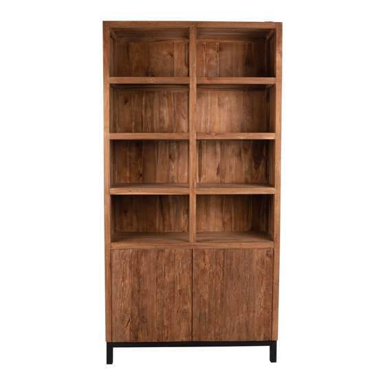 Book cabinet Watford 8 compartments 200x110x45 sideview