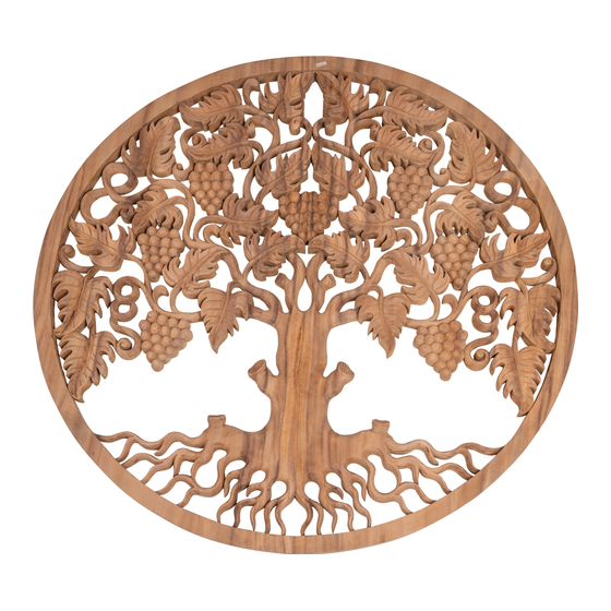 Tree wood carved 100cm