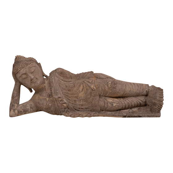 Buddha lying wood