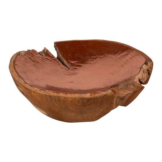 Bowl Spazza copper large sideview