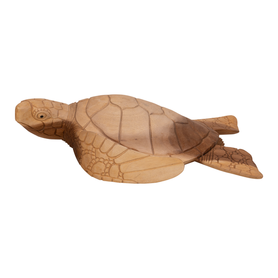 Schildpad hout sideview