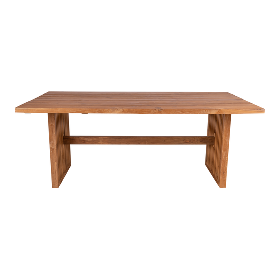 Dining table Byron 200x100 sideview