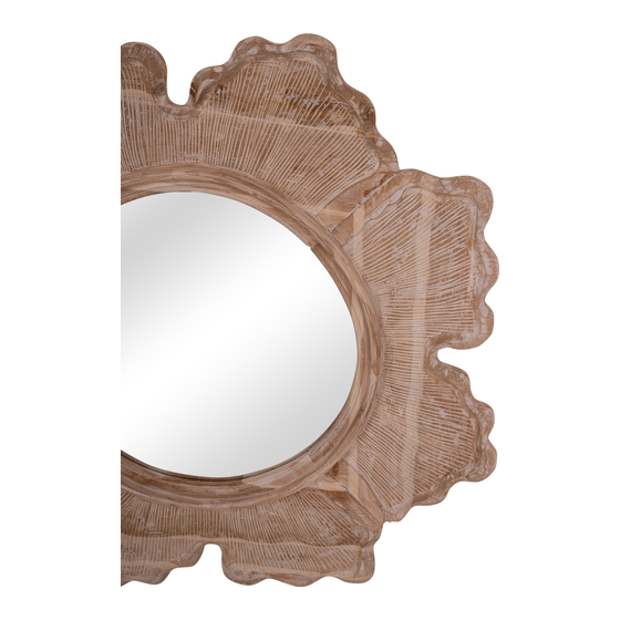Mirror leaf 100x100x8 sideview