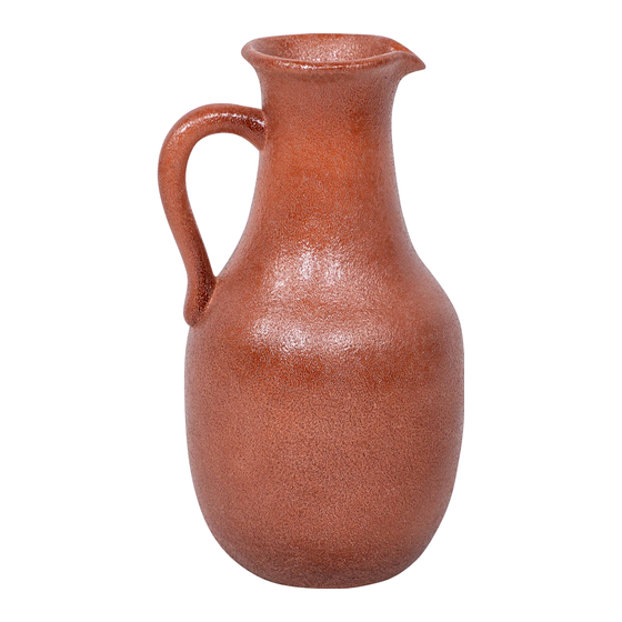 Vase Corfu brown Ø19x36