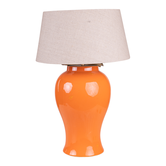 Lamp base Xian orange 33x54