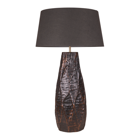 Lampvoet palm hout