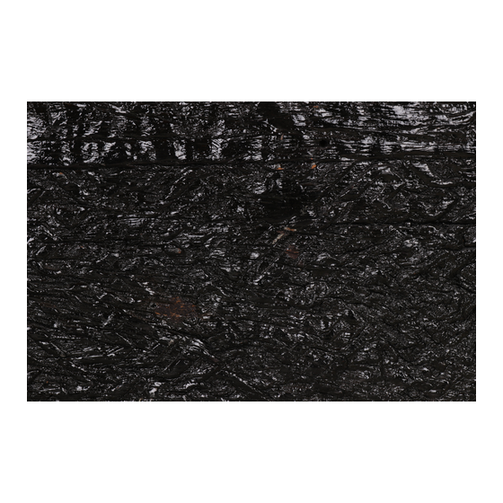 Paneel hout snijwerk zwart sideview