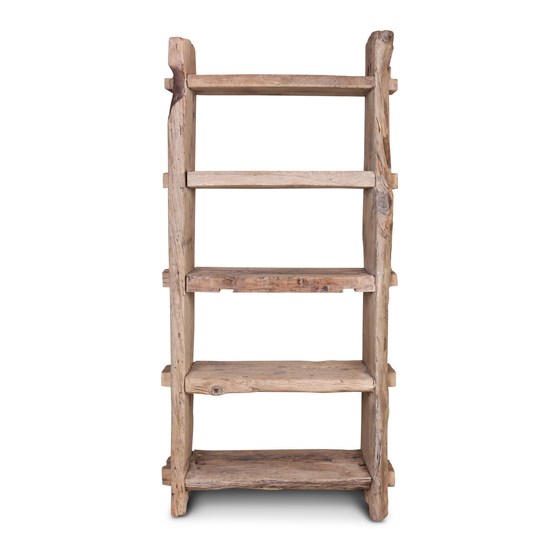 Wooden rack Flinstone 110*40*220 sideview