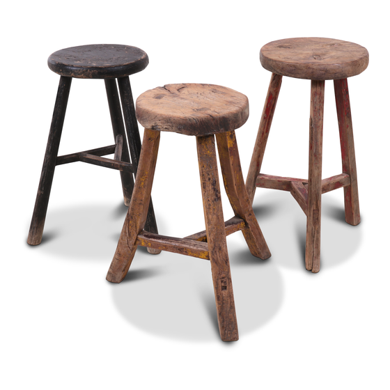 Stool round sideview
