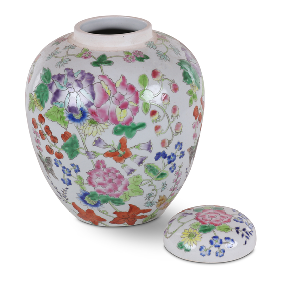 Ceramic pot/vase sideview