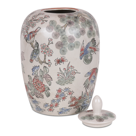 Ceramic pot/vase sideview