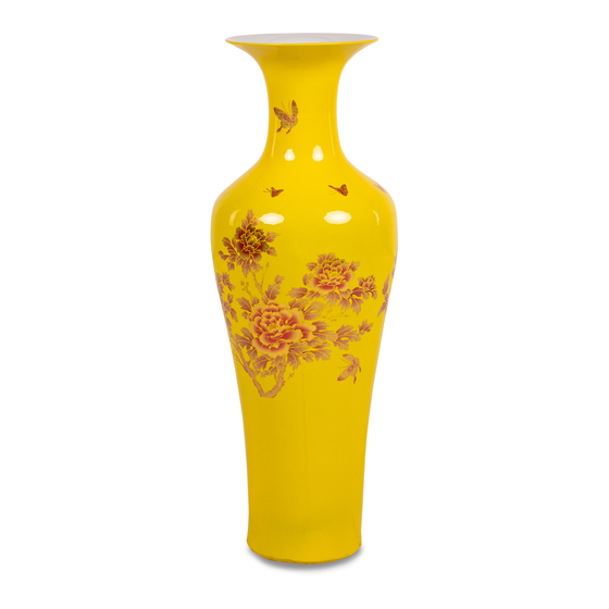 Vase 100cm yellow sideview