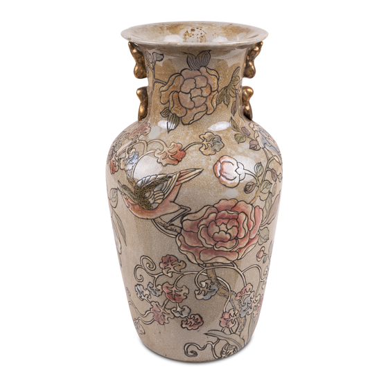 Vase porcelain multicolor