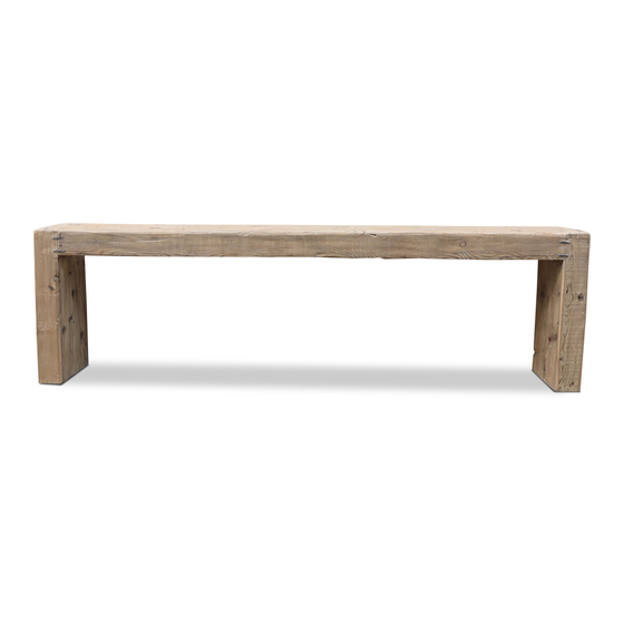 Console table 294x36x87 sideview