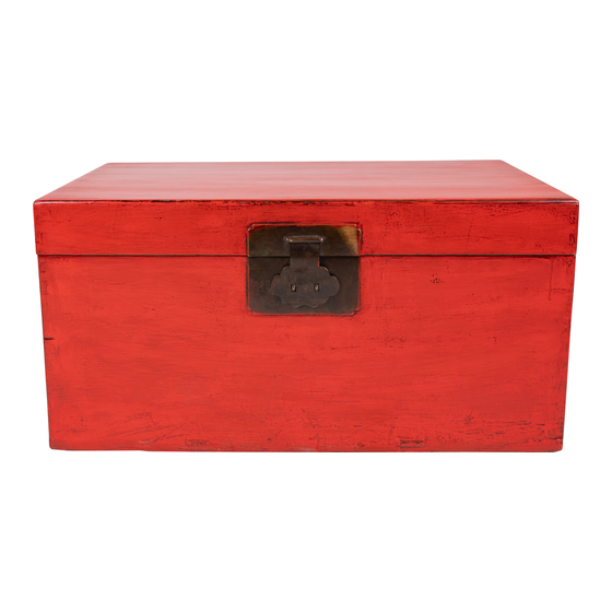 Kist rood lak 79x55x49 sideview