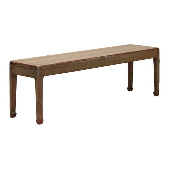 Table altar red 177x43x53