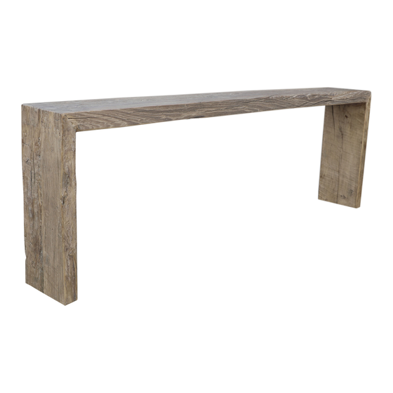 Console table wood 251x33x84
