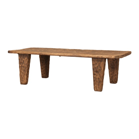 Coffee table wood 168x70x47
