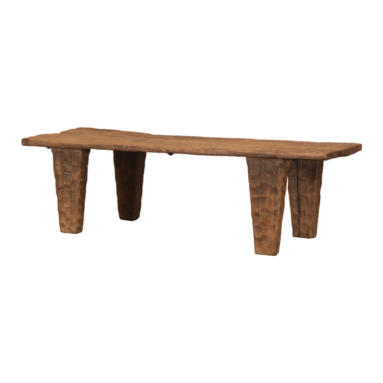 Coffee table wood 162x59x48