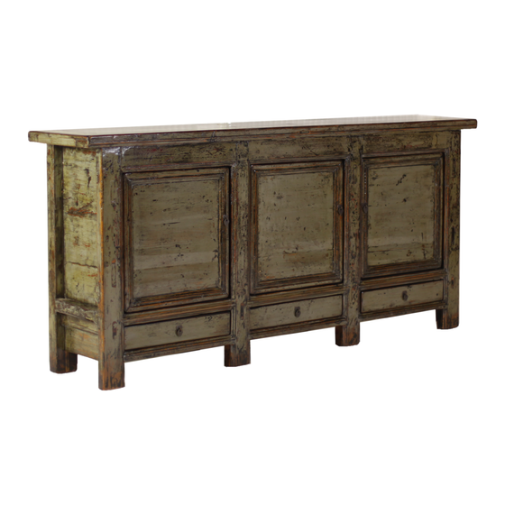 Sideboard lacquer grey 3drs 211x47x98