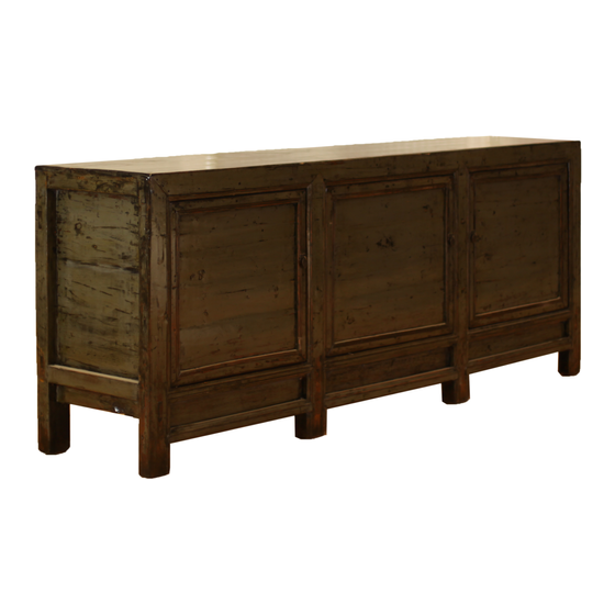 Sideboard lacquer grey 3drs 213x48x88