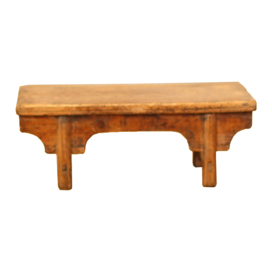 Table Tang wood various color 87x56x36 sideview