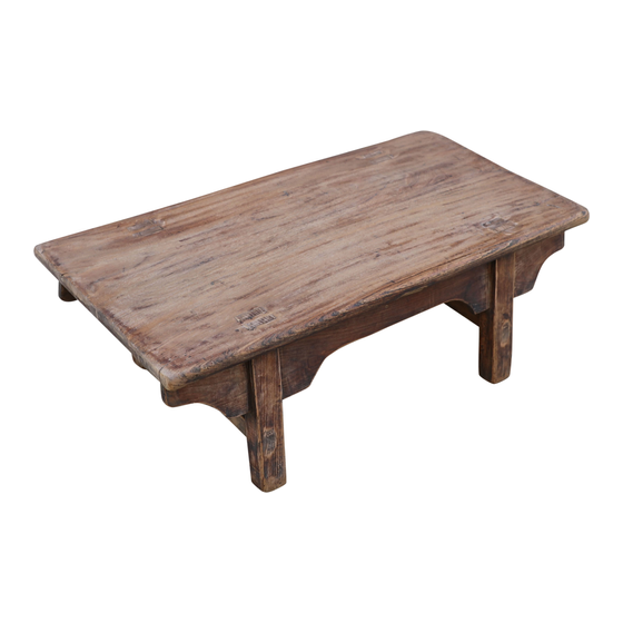 Table Tang wood 78x40x27