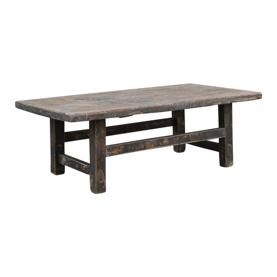 Table Tang wood 83x43x28